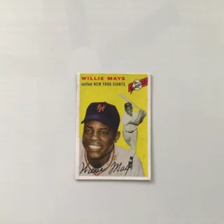 Photo of 1954 Topps Willie Mays #90 New York Giants baseball cards , vintage