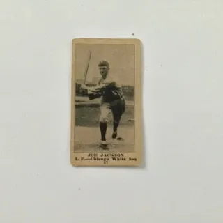 Photo of Shoeless Joe Jackson vintage ,rare card