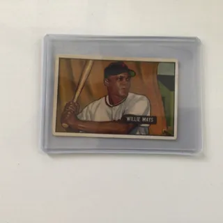 Photo of Willie Mays Rookie Baseball Card #305 as shown. Used. Very Good condition.