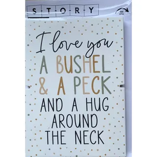 Photo of "A Bushel & A Peck" Story Board Linkable Stand-Up Frame Minimalist Decor New
