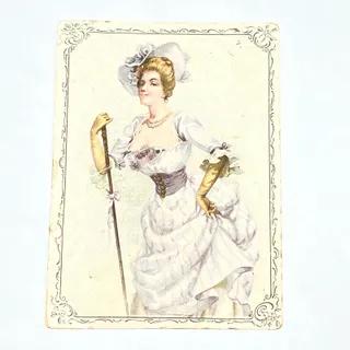 Photo of Original 1880s Victorian Trade Card Leckering Piano J.P. Julius York PA AB6