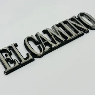Photo of Vintage 1978 Chevrolet El Camino Bedside Emblem Used 7” SA3