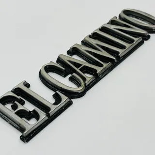 Photo of Vintage 1978 Chevrolet El Camino Bedside Emblem Used 7” SA3 EC2