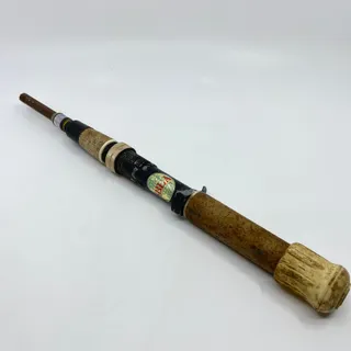 Photo of Vintage HBLA Pistol Grip Fishing Rod Handle Cork Metal TE2-3