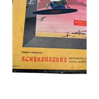 Photo of Vintage RCA Victor Red Vinyl 45s Rimsky-Korsakoff Set of 4 Records
