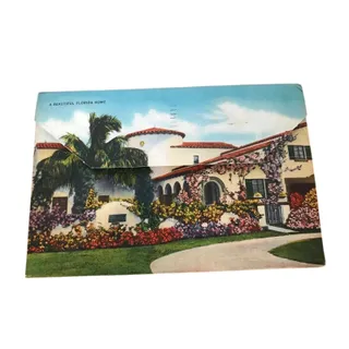 Photo of Miami Beach Florida Fold Out Postcard Vintage Postcard Souvenir