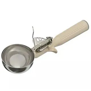 Photo of Vollrath New Commercial Disher Size 10 3 1/4 ounce Ivory #47141 Made in USA