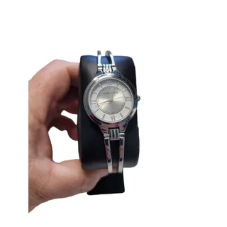 Photo of Anne Klein Women's AK/1441 Y121E Silver Tone Open Bangle Watch