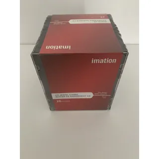 Photo of imation New Sealed CD Jewel Cases Slim Design Black Item#51122 CD DVD Case