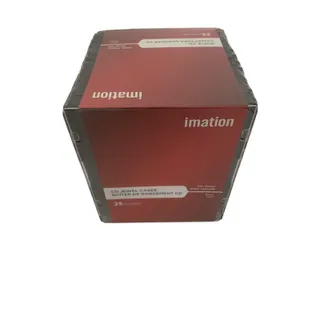 Photo of imation New Sealed CD Jewel Cases Slim Design Black Item#51122 CD DVD Case