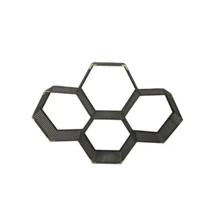 Photo of Floating Shelves Hexagon Shelf Shelves Wall Mounted Display Storage Metal Mesh 2