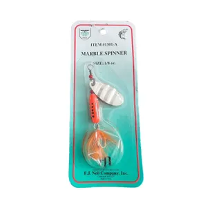 Photo of Dolphin Marble Spinner Sz. 1/8 oz on Original Backing #1301-A NOS Fishing Lure