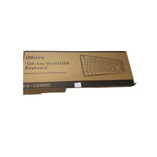 Photo of iMicro KB-US0803 104-Key Wired USB English Keyboard Black