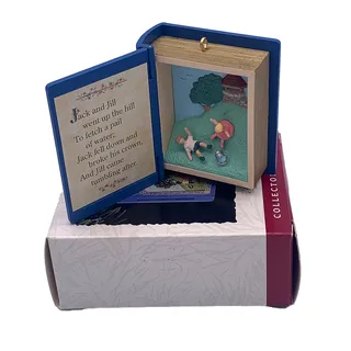 Photo of 1995 Hallmark Keepsake Ornament JACK AND JILL Mother Goose Collector's Series