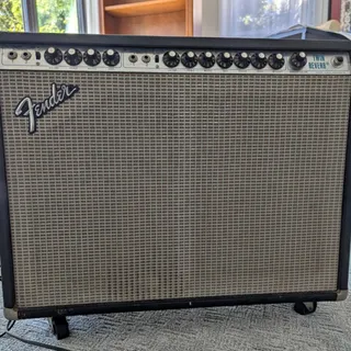 Photo of FENDER TWIN REVERB, 1975 OR 76 with popup master volume control.