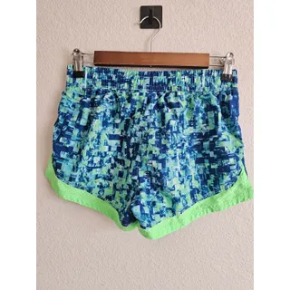 Photo of Under Armour Girls Sz XL Athletic Shorts Bright Blue and Green