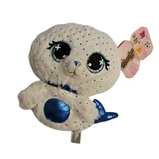 Photo of Gund P.Lushes Pets Lucille Warf 6" Plush NEW White Blue Seal