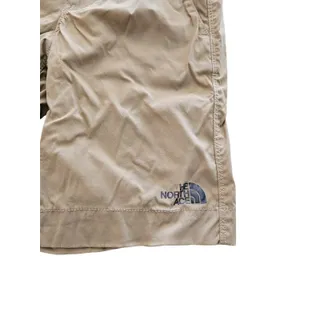 Photo of The North Face Boys Sz M Athletic Hiking Shorts Khaki Beige Flashdry