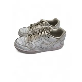 Photo of Youth Size Size 5 (GS) - Nike Son of Force Low Triple White