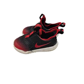 Photo of Nike Flex Runner Toddler Boys Sz 7 Tennis Shoes Black Red Swoosh Classic