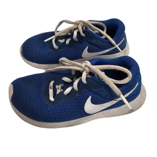 Photo of Nike Little Boys Size 12C Blue & White Athletic Lace Up Gym Shoes Sneakers