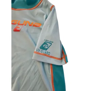 Photo of Laguna UV Guard Boys Sz 4T Loose Fit Short Sleeve Rashguard Swimsuit Top