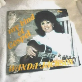 Photo of rockabilly legend Wanda Jackson - My Kind of Gospel - 1984 vinyl LP record