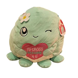 Photo of 18” Original Squishmallows Olina Octopus Valentine “I’d Cross Oceans 4U” Plush