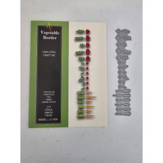 Photo of Poppy Stamps Vegetable Border Style 843 Food Carrots Raddish