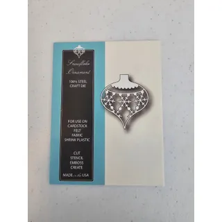 Photo of Memory Box Classic Snowflake Christmas Ornament Steel Die Style 98231