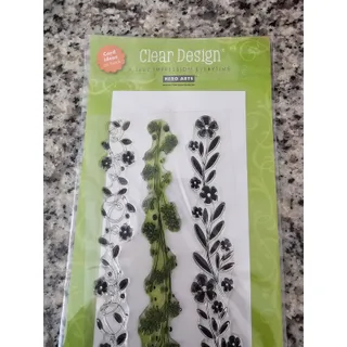 Photo of Hero Arts Clear Design Photopolymer Stamp Set Floral Borders