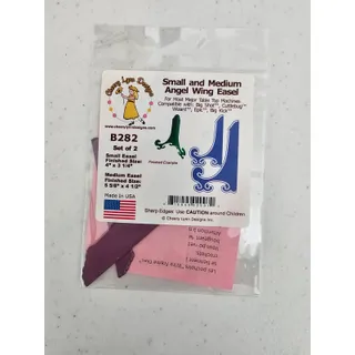 Photo of Cheery Lynn Designs Small and Medium Angel Wing Easel Metal Die Set