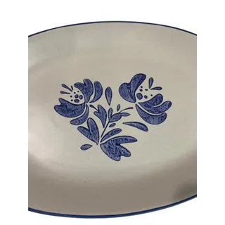 Photo of Pfaltzgraff Yorktowne Stoneware 14" Serving Dish Platter Dishwasher Microwave