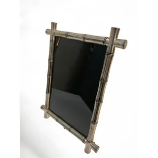 Photo of Silvertone Bamboo Tabletop Picture Frame for 6.5" x 4.5" Photo