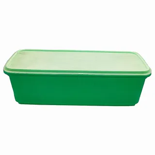 Photo of Vintage Tupperware 782-6 Green Easy Crisp Vegetable Crisper Container with Lid