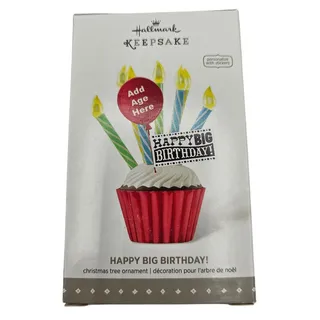 Photo of Hallmark Keepsake Happy Big Birthday Christmas Ornament