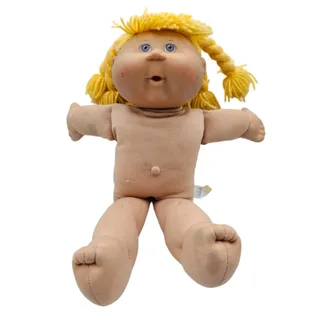 Photo of Cabbage Patch Girl Doll Play Around Blonde Girl Blue Eyes PA-10