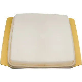 Photo of Vintage Tupperware Deviled Egg Yellow/Gold Carrier Storage w/Lid & Handles 723-4