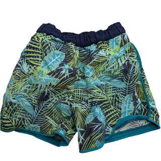Photo of Nabaiji Decathalon Little Boys 3-4 4T Swim Trunks Lined Tropical Green Blue