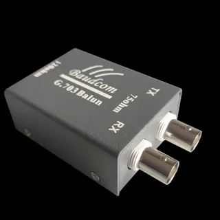 Photo of baudcom 75ohm BNC Coax to 120ohm RJ45 G703 E1 Balun Adapter