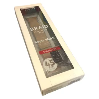 Photo of Braid Adjustable Band for Apple Watch 45mm 44mm 42mm Tan Black NIB