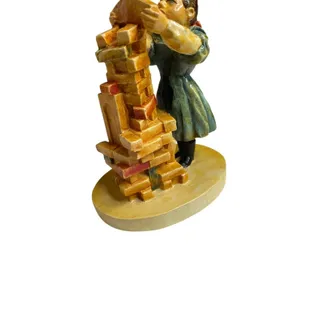 Photo of 1979 Sebastian Miniatures Figurine Signed Numbered Building Days Girl 3.5"