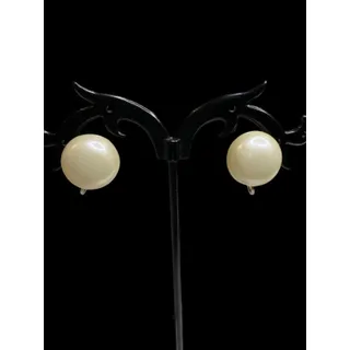 Photo of Vintage Marvella Non-Pierced Screwback Earrings .5" Diameter Signed