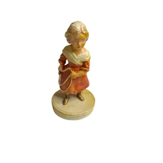 Photo of Sebastian Miniatures Signed Figurine The Pilgrims The Skipping Rope 1978 4"