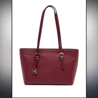 Photo of  Michael Kors Burgundy Leather Tote 