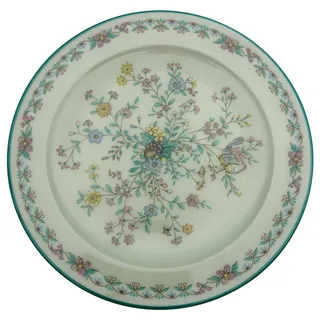 Photo of Vintage Noritake Japan Paradise Green 8223 W80 Floral 10" Round Dinner Plate