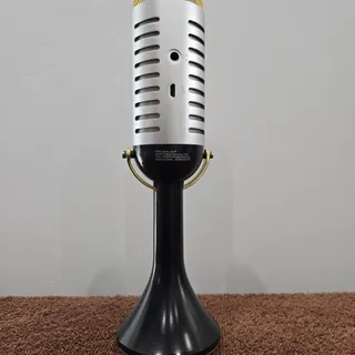 Photo of FAO Schwarz Bluetooth Gold Vintage Musical Microphone ~ Stream & Sing Songs