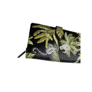 Photo of Shag Wear Canada Vegan Leather Wallet Bifold Sloth Lemur Monkey