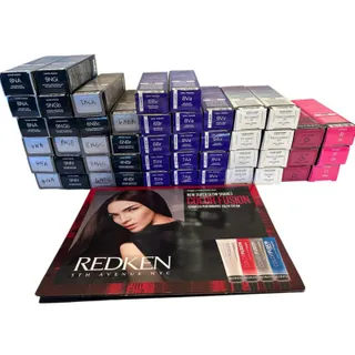 Photo of Lot of 49 Redken Fusion Hair Colors 2.1 oz New Cover Cool Super Glow Hi-Fusion
