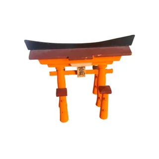 Photo of Japanese Wooden Replica Miyajima Torii Gate Itsukushima Shrine Hiroshima